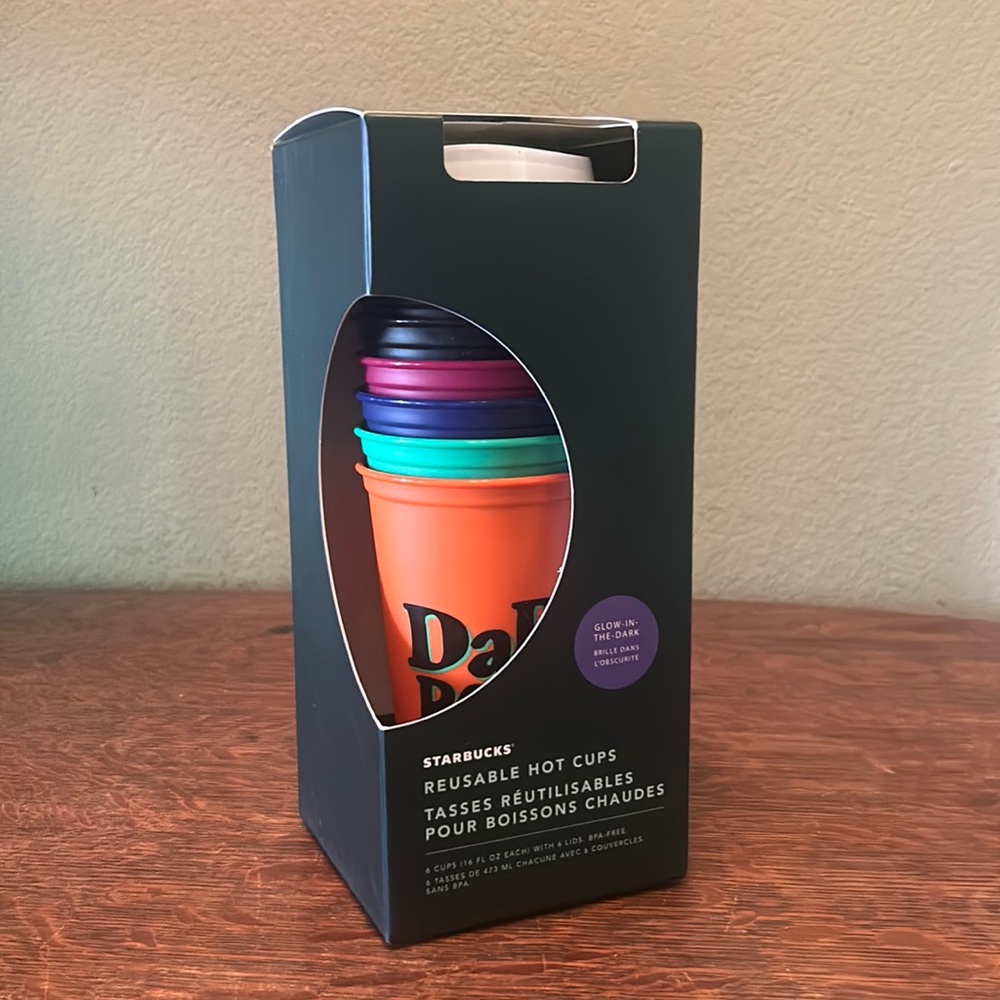Starbucks 2020 Halloween Glow in the Dark Reusable Cups - Picture 2 of 6